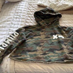 Rumble Camouflage Hoodie with White Logo